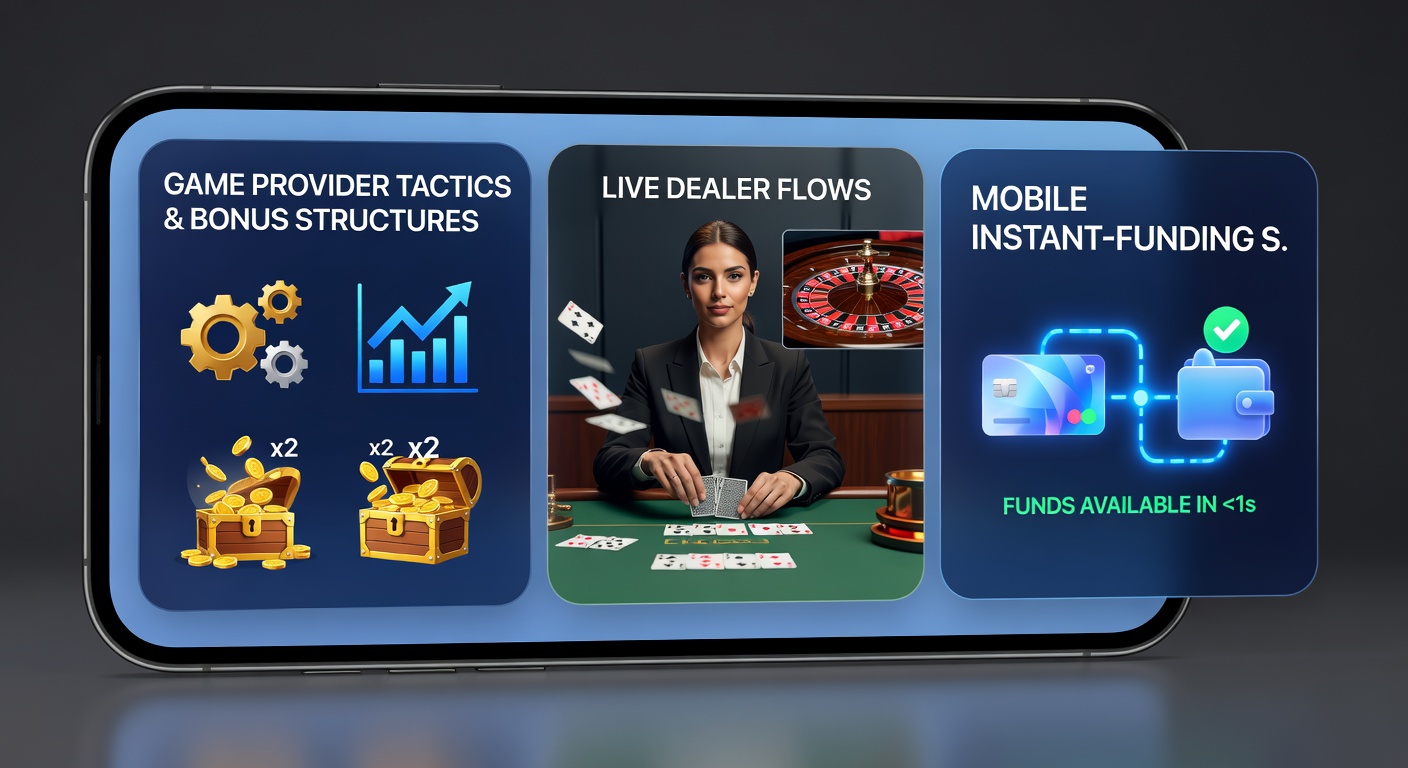 Diagram depicting live dealer table flows integrated with mobile instant deposit bonuses and provider backend systems