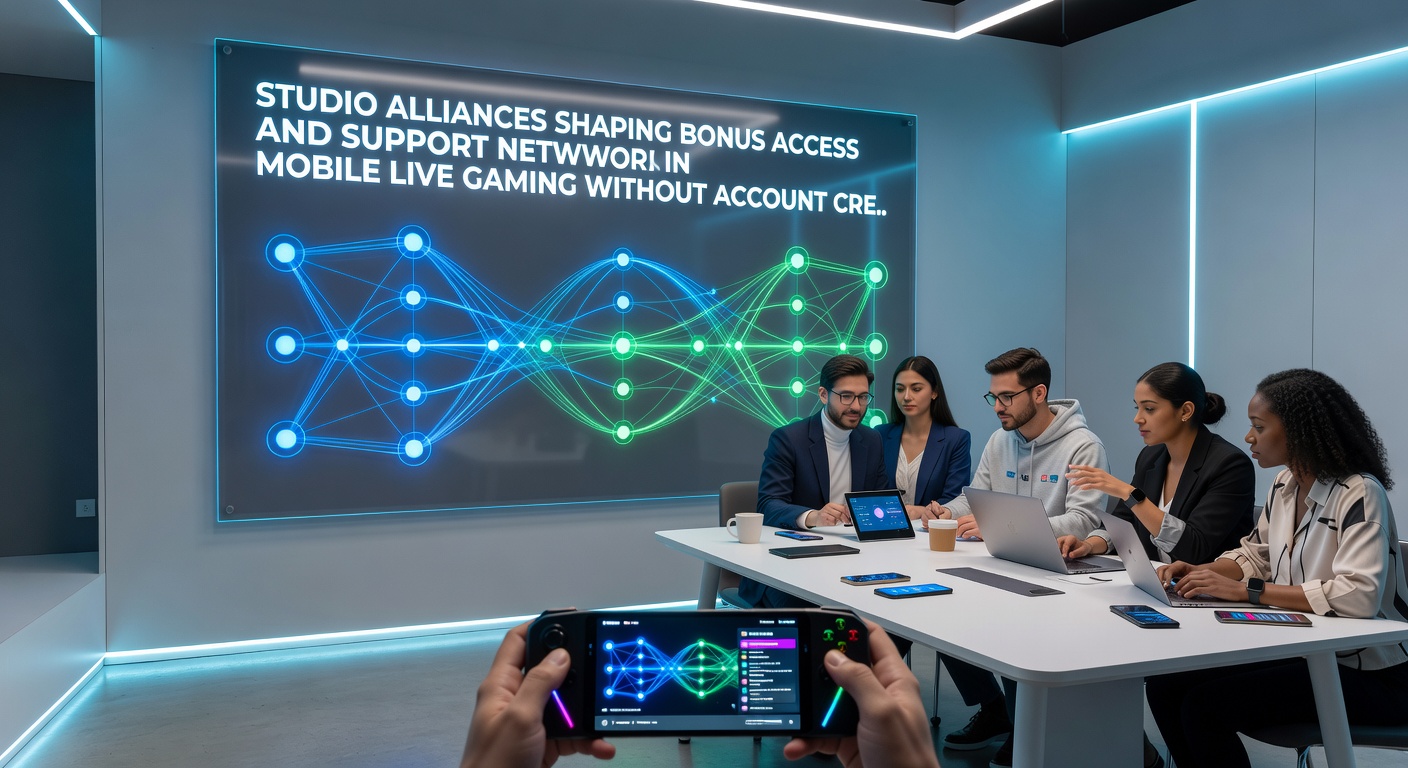 Mobile live gaming interfaces highlighting collaborative bonus and support features